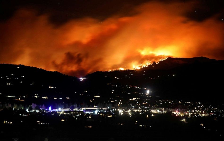 米西海岸炎上 コロラド州の山火事が勢いを増す 避難命令も