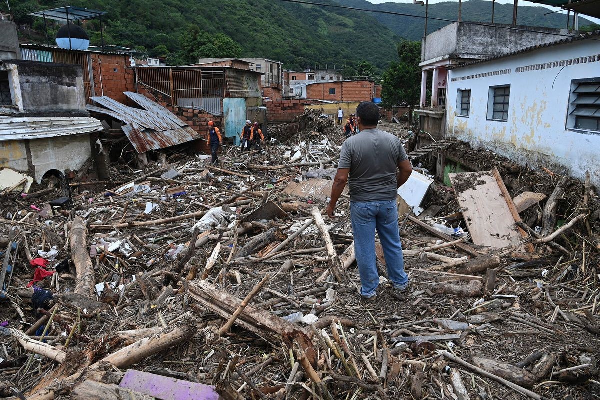 ベネズエラ北部の土砂災害 死者43人に 行方不明者多数 北部アラグア州ラステヘリアス